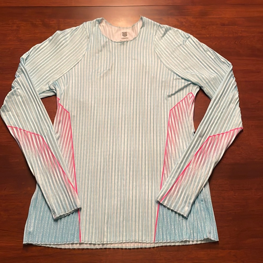 K-Swiss long sleeve athletic top.
